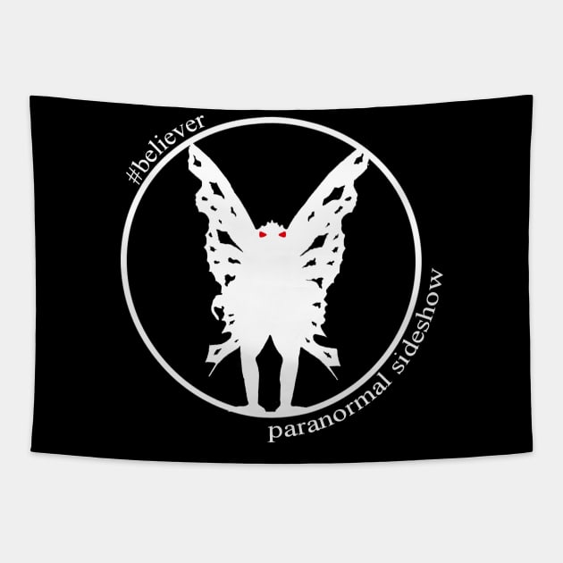 Believer in Mothman Tapestry by ParanormalSideshow