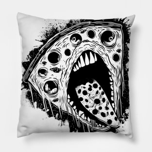 Sentient Pizza Asteroid of Doom Pillow