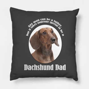 Dachshund Dad Pillow