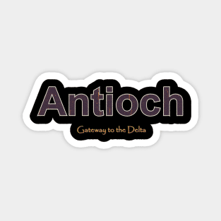 Antioch Grunge Text Magnet