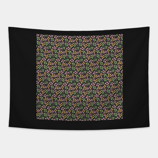 Stylish Floral Seamless Pattern Tapestry by Anicue