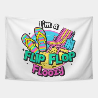 I'm A Flip Flop Floozy Beach Chair Beach Bag Beach Life Flip Flops Summer Tapestry