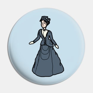 Victorian Businesswoman Pin