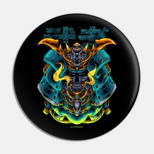 Skull Mecha Pin