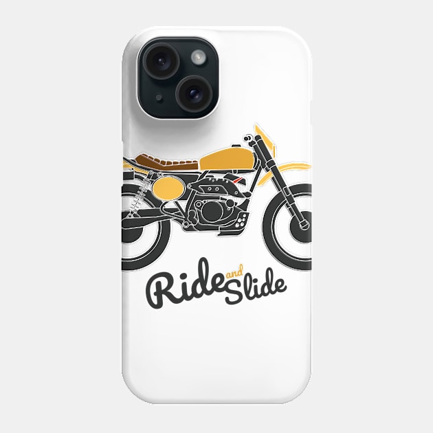 Ride and Slide Scrambler Phone Case by SVR186