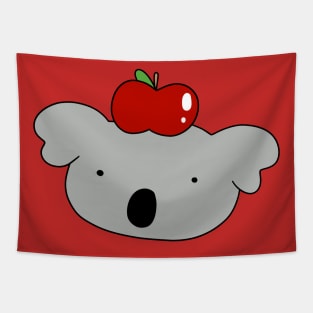 Apple Koala Face Tapestry