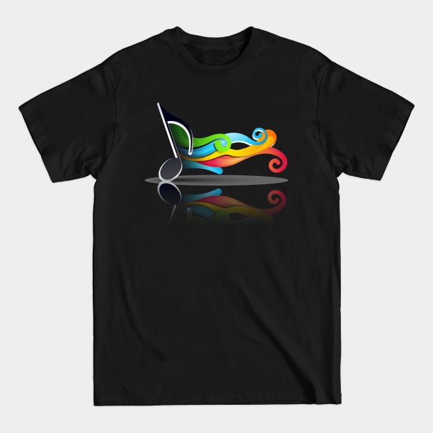 Disover Colorful Music Note - Musical Note - T-Shirt