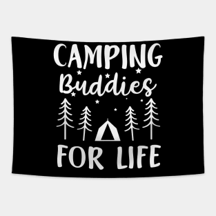 Camping Buddies For Life Tapestry