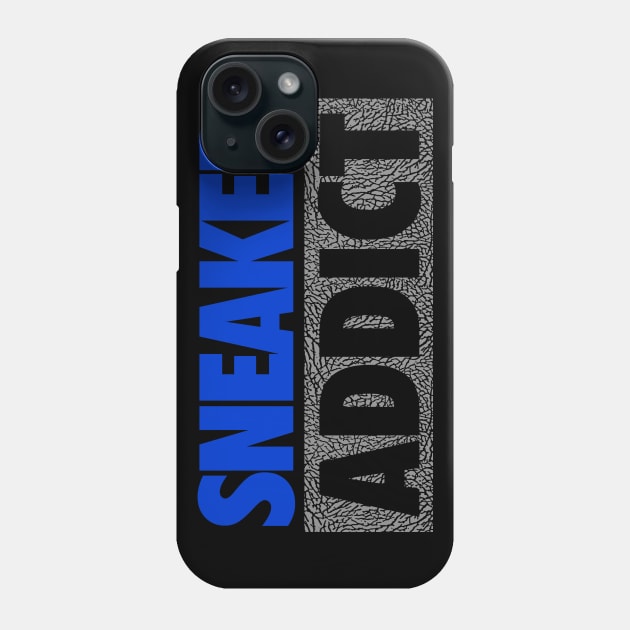 Sneaker Addict Sports Blue Phone Case by Tee4daily