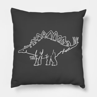 Stegosaurus Love animal Pillow