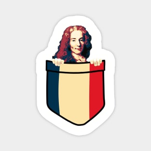 Voltaire In My Pocket Magnet