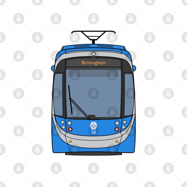 West Midlands Tram (Blue) by charlie-care