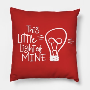 Light It Up Red for Autism Acceptance Pillow