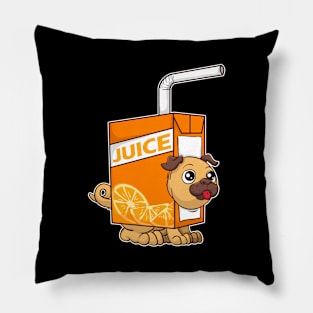Cute & Funny Juice Puppy Dog Obsessed Pillow
