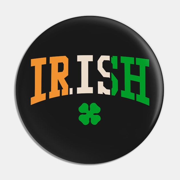 Irish Flag Inspired Pin by greenoriginals