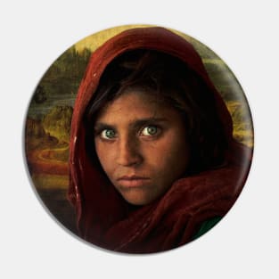 Mona Lisa - Afghan Girl Pin