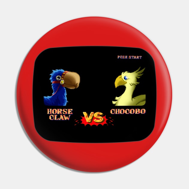 Asplenia Studios: Horseclaw vs. Chocobo Pin by AspleniaStudios