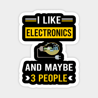 3 People Electronics Magnet