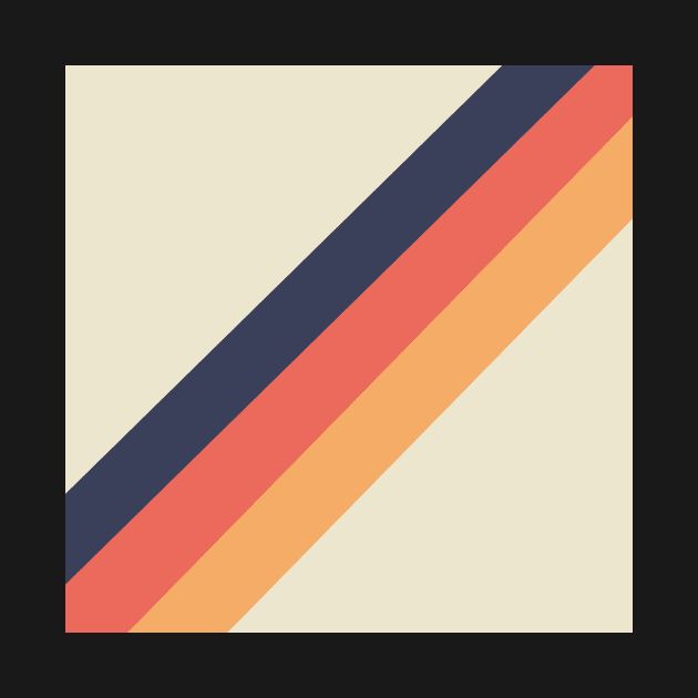 70s Vintage Style Retro Stripes by RicoAlencar