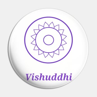 ArtStation66 - Yoga Symbol Chakra Design - Vishuddhi Throat Chakra Pin