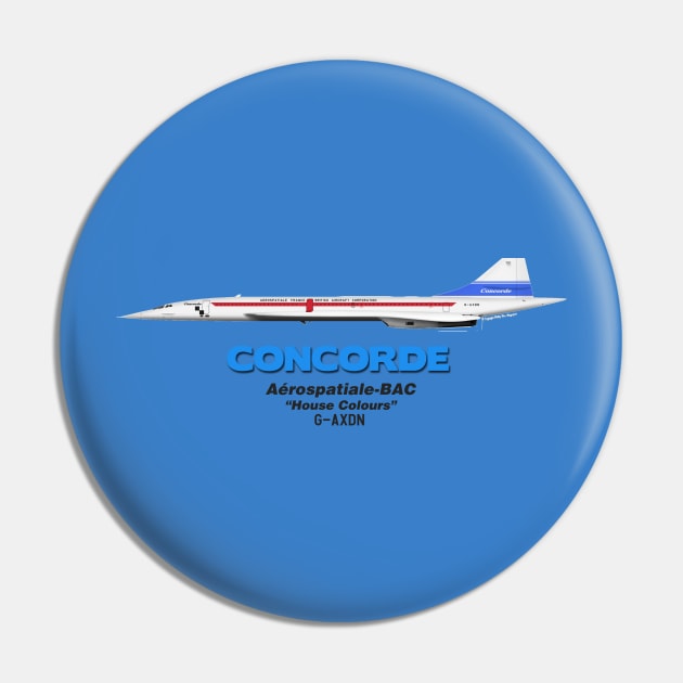 Concorde - Aerospatiale-BAC "House Colours" Pin by TheArtofFlying