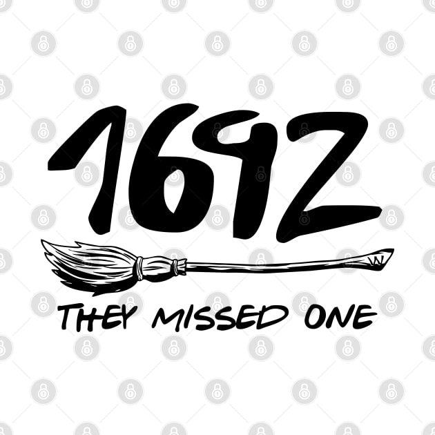 1692 They missed one  Salem broom witch by RetroPrideArts