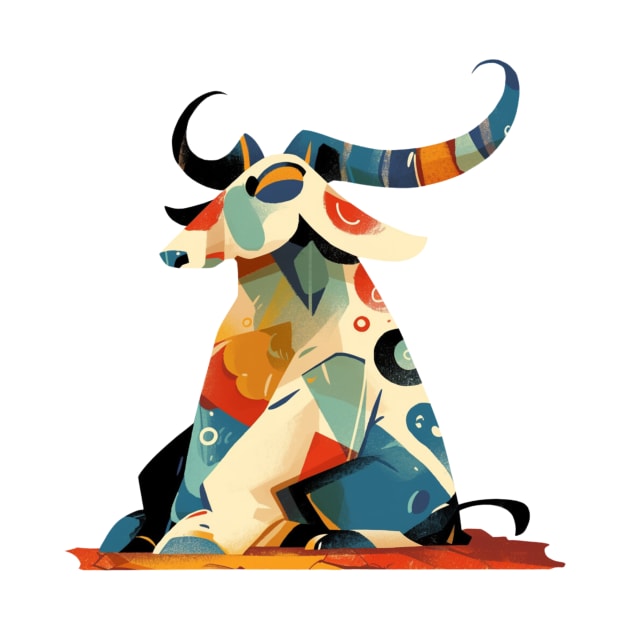 Picasso Style Goat by UKnowWhoSaid