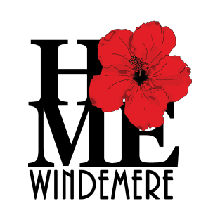 HOME Windemere red hibiscus T-Shirt