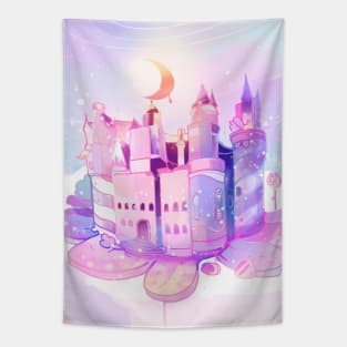 Fairytale castle Tapestry