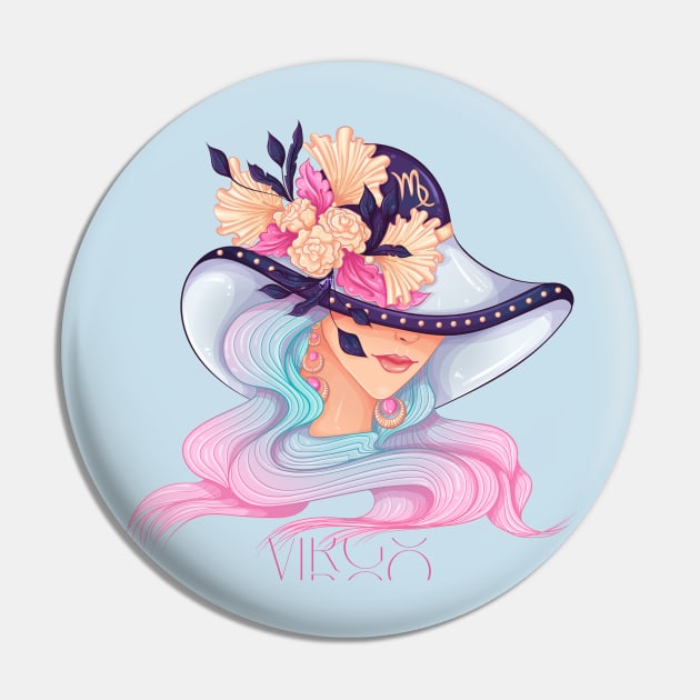 Virgo Pin by LibrosBOOKtique