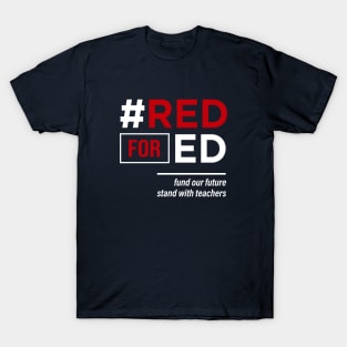 Fund Our Future In Teacher Walkout Red For Ed Indiana T-Shirt Fund Our Future In Teacher Walkout Red For Ed Indiana T-Shirt