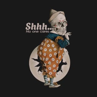 Vintage Skeleton Quiet Please T-Shirt