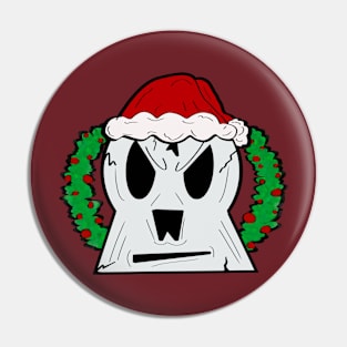 Christmas Skull Pin