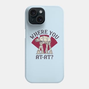 Just a walk in the snow Phone Case