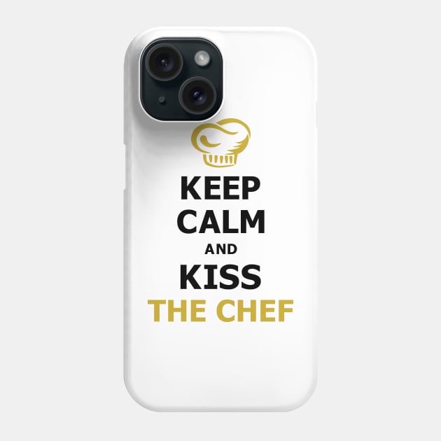 Keep Calm and Kiss The Chef Phone Case by SpiceIsland Merch