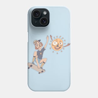 high five with sun Phone Case