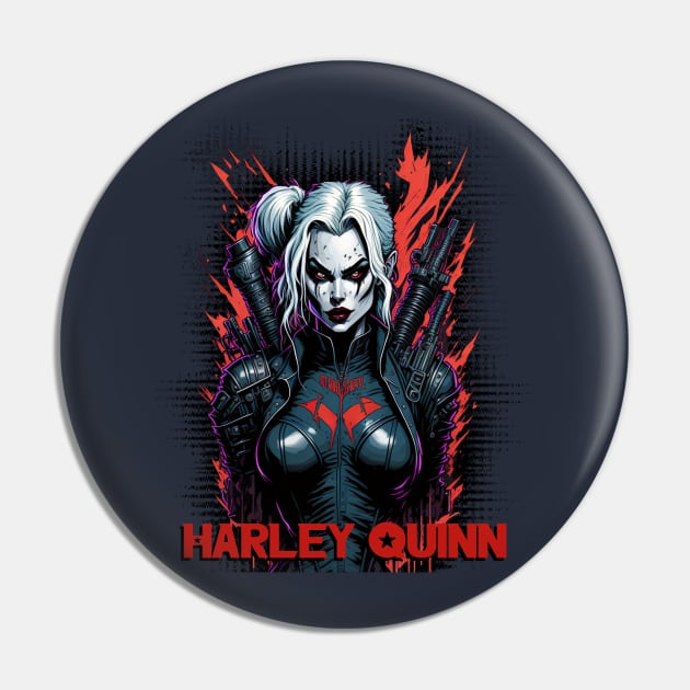 Harley Quinn III Pin by Pictozoic