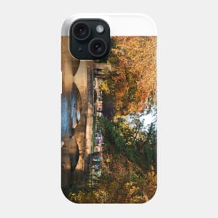 Bourton on the Water Autumn Trees Cotswolds Phone Case