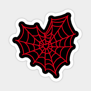 Spider Heart Magnet