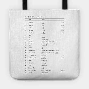 Fourier Transform Tote