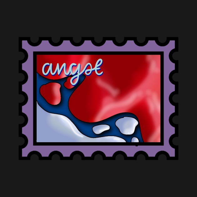 Angst Postage Stamp by TheHermitCrab