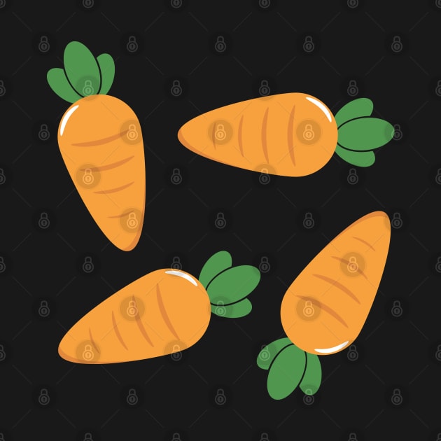 Cute Carrots - carrot lovers gift by Ebhar