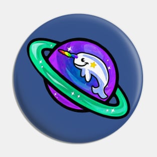 Planet Narwhale Pin