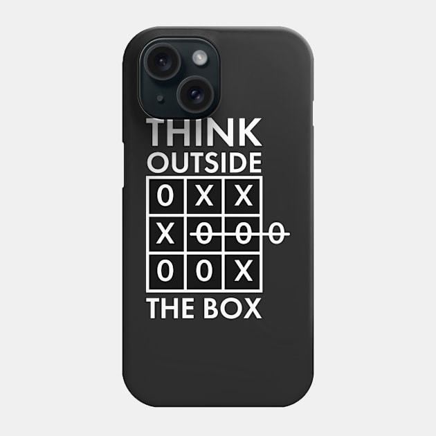 Think outside the box Phone Case by labstud