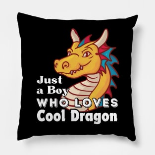 Dragon Funny Cute Quotes Pillow