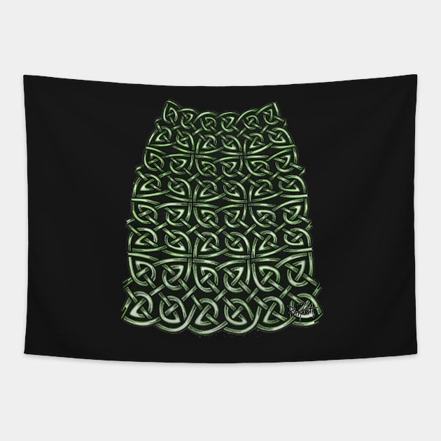 Celtic knotwork tattoo design Tapestry by patfish