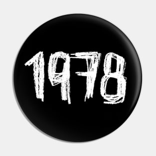 1978 Birthday, Birth Year 1978, Born in 1978 Pin