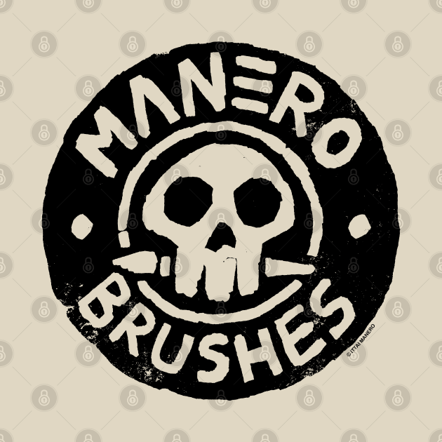 Manero Brushes Original Logo by Ittai Manero