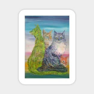 FOUR CATS Magnet