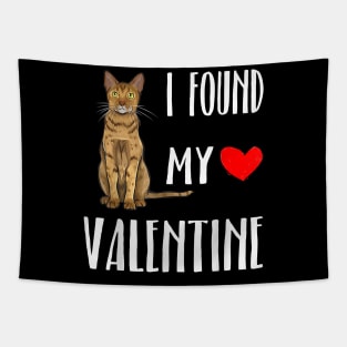 I Found My Valentine Tapestry